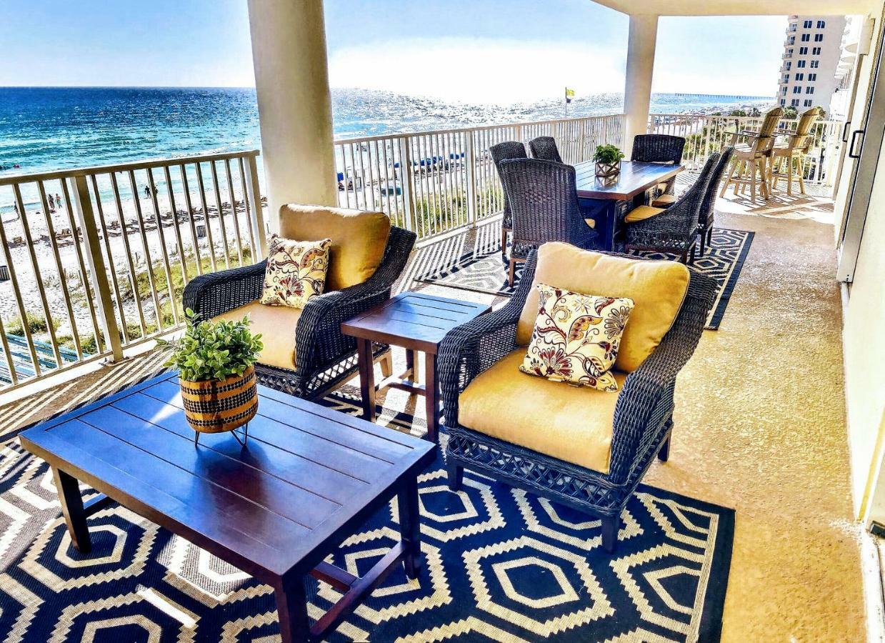 Barefoot Bliss - Beachfront Condo - Sleeps 12 ปานามาซิตี้บีช ภายนอก รูปภาพ