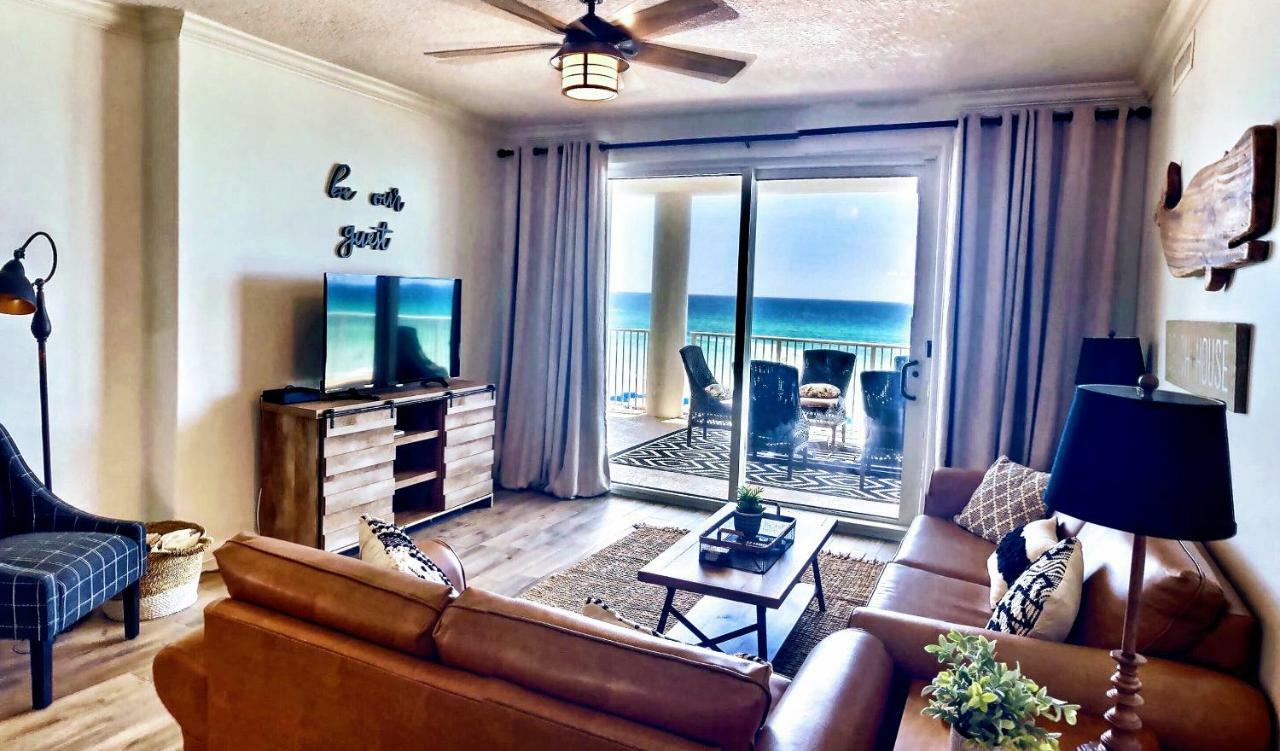 Barefoot Bliss - Beachfront Condo - Sleeps 12 ปานามาซิตี้บีช ภายนอก รูปภาพ