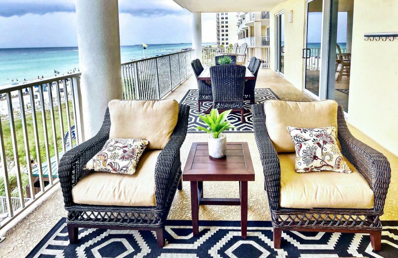 Barefoot Bliss - Beachfront Condo - Sleeps 12 ปานามาซิตี้บีช ภายนอก รูปภาพ
